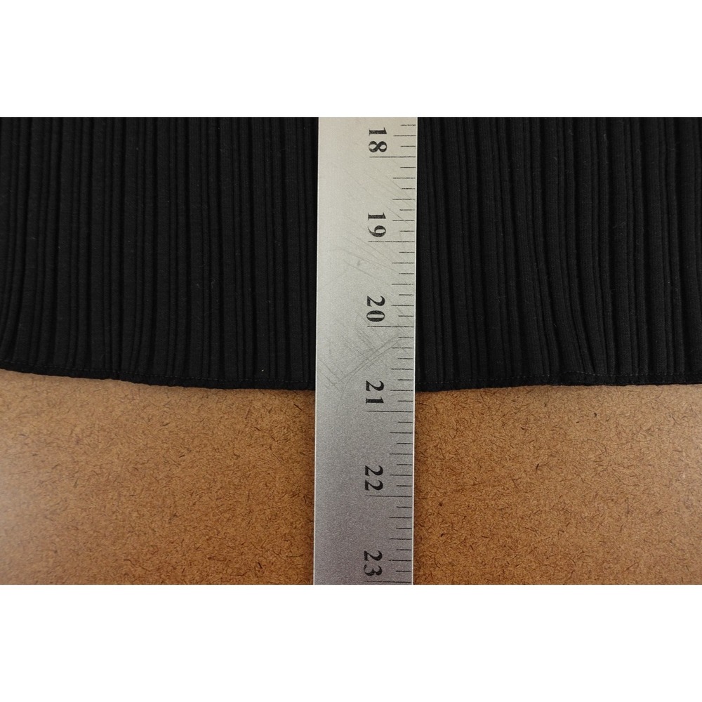 Madewell Womens X-Small True Black Knit Ribbed Wide Strap Boatneck Tank Top NWOT - Picture 9 of 10